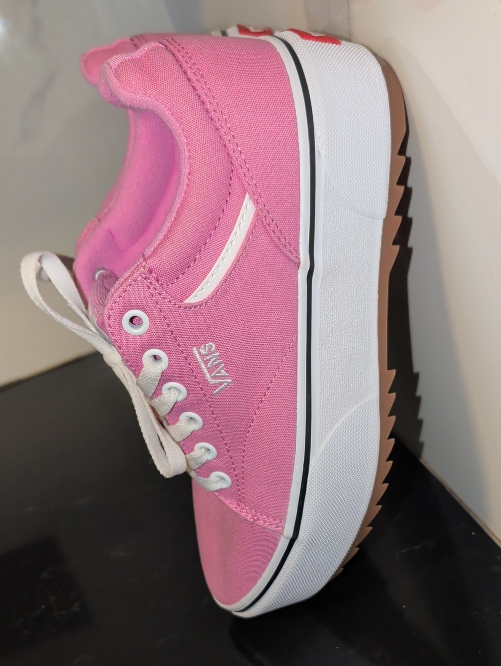 Vans® Seldan ST Platform Lace Up Sneakers Size 8 Like New - Picture 8 of 11